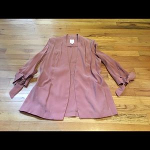 LC Lauren Conrad Salmon Colored Open Blazer Small